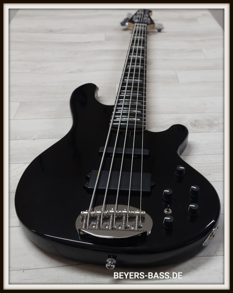Lakland Skyline 55-02C Custom, Black Sparkle Gloss